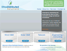 Tablet Screenshot of ethossolutions.com